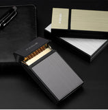 Ladies 20 Plastic Cigarette Case With Lengthened 5.5 Thin Cigarettes
