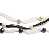 Innocence Pearl and Ribbon Necklace - Presidential Brand (R)