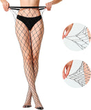 Women'S Fishnets Tights High Waist Stockings Party Thigh High Pantyhose