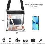 Stadium Approved Clear Bag, Waterproof Clear Crossbody Bag with Adjustable Strap for Concerts