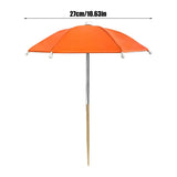 Portable Water Resistant Plant Umbrella, Outdoor Rain Sun Cover for Potted Plants, Garden Protection Canopy for Patio Balcony