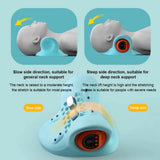 Heated Neck Traction Cervical Traction Device Pillow Electric Shoulder Massage Neck Massager Stretcher with Heat