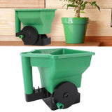 Horticultural Portable Seeder Small Seeder Hand Cranked Lawn Seed Farmland Fertilizing Machine Greenhouse Sowing Tool