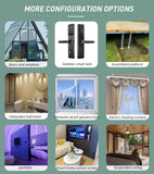Portable Outdoor Triangular Cabin, Mobile Prefab Wooden House for Garden Camping Glamping Customized