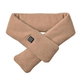 Electric Neck Heating Scarf winter warm Heated Scarfs soft Three-gear Temperature Control Neck Wrap Warmer no battery