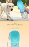 Portable Dog Cat Water Bottle with Storage Food and Water Container for Puppy Pets Dogs Feeder Bowl Outdoor Travel Pet Supplies