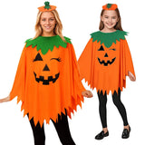 Halloween COS Costumes Party Costumes Pumpkin Cloaks Cloak Pumpkin Shawls Pumpkin Hats Headbands Cute Cosplay