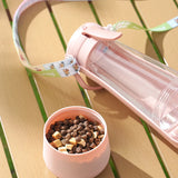 Portable Pet Water Bottle with Spray Cooling 3‑in‑1 Dog Travel Water Dispenser Foldable Drinking Bowl Anti‑Leak Pet Water Cup