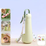 Portable Pet Water Bottle with Spray Cooling 3‑in‑1 Dog Travel Water Dispenser Foldable Drinking Bowl Anti‑Leak Pet Water Cup