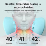 Heated Neck Traction Cervical Traction Device Pillow Electric Shoulder Massage Neck Massager Stretcher with Heat