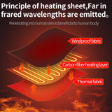 Shoulder Neck Heating Massage Shawl Cervical Wrap 3 Temperature Levels Thermal Compress Electric Heating Pad Winter Body Warmer