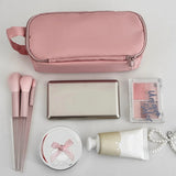 Portable Makeup Bag,Large Capacity Multi Compartment Portable Storage Bag,Travel Waterproof Wash Bag,Skincare and Makeup Storage
