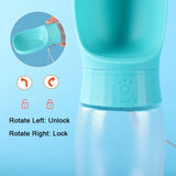 300/500ml Portable Pet Water Bottle, Outdoor Travel Drinking Cup Dispenser for Puppies Small Large Dogs Cats Labrador