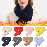 Electric Neck Heating Scarf winter warm Heated Scarfs soft Three-gear Temperature Control Neck Wrap Warmer no battery