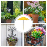 Portable Water Resistant Plant Umbrella, Outdoor Rain Sun Cover for Potted Plants, Garden Protection Canopy for Patio Balcony