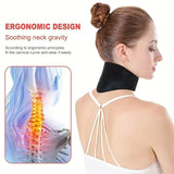1-Pack Heated Neck Massager - Adjustable Ergonomic Design with Heat for Neck Back Shoulder, Durable Nylon, Ideal Gift
