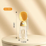 Pet Water Bottle Outdoors 480ml Portable Dog Water Feeder One Hand Operation for Hiking and Daily Walk