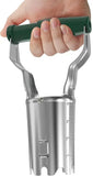 2 In 1 Portable Seedling Transplanter Hand Held Coated Dibber Widger Garden Tool Planting Weeding Soil Loosening Bulb