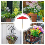 Portable Water Resistant Plant Umbrella, Outdoor Rain Sun Cover for Potted Plants, Garden Protection Canopy for Patio Balcony