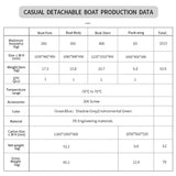 Portable Splicing Fishing Boat,Outdoor Assembly Removable,Multi-functional Sport Fishing Boat,Car Portable