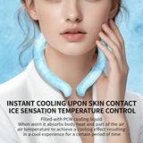Cooling Tube and Ice Ring for Neck Offers Instant Relief from Heat Ideal for Outdoor Use