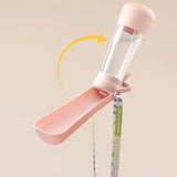 Portable Pet Water Bottle with Spray Cooling 3‑in‑1 Dog Travel Water Dispenser Foldable Drinking Bowl Anti‑Leak Pet Water Cup