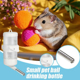 Hamster Drinker Water Bottle Small Animal Accessories Pet Plastic Drinking Bottles Water Bottles Drinking Head Pipe Fountain