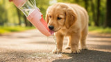 Pet  2-in-1 Dog Water Bottle & Food Container: Foldable Bowl, Leak-Proof & Portable.Essential Durable Travel Gear for Dog Cat