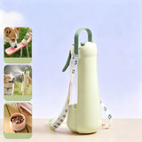 3 In 1 Pet Water Bottle Portable Leakproof Dogs Water Dispenser Spray Cooling Food Storage Feeder Bowl Cats Outdoor Travel Cup