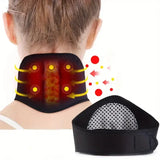 Self-Heating Magnetic Neck Brace  Soft, Portable Cervical Pillow with Spontaneous Warming