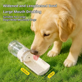 Portable Pet Water Bottle For Dogs Cats Foldable Travel Feeder Leakproof Outdoor Drinking Cup With One Button Dispensing Accesso