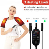 Shoulder Neck Heating Massage Shawl Cervical Wrap 3 Temperature Levels Thermal Compress Electric Heating Pad Winter Body Warmer