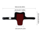 660-850nm Electric Red Light Heated Neck Belt Infrared Neck Care Pain Relief Muscle Relaxation 3 Gear Vibration Massage Brace