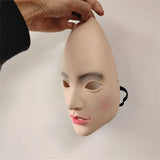 Halloween Christmas Party Cosplay Realistic Female Mask Funny Crossdress Mask Party Ball Performance show mask Fancy dress up
