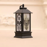 Halloween Portable LED Lanterns Witch Castle Ghost Pumpkin Decor for Parties Events Lighthouse-Inspired Atmosphere Perfect Gift
