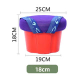 Portable Farming Stool with Adjustable Straps, Breathable Padded Seat and Reinforced PP Base for Greenhouse Picking Harvest Work