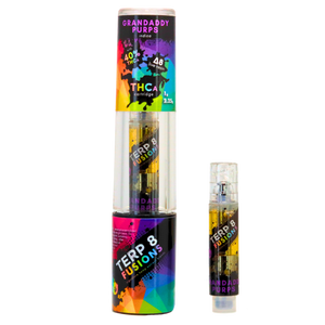 Grandaddy Purps 1g THCA + D8 Live Resin Cartridge | Terp 8