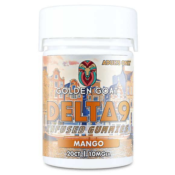 Delta 9 Infused Gummy Squares – Mango