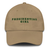 PRESIDENTIAL GIRL- GREEN AND BLACK CAP