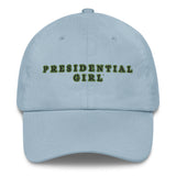 PRESIDENTIAL GIRL- GREEN AND BLACK CAP