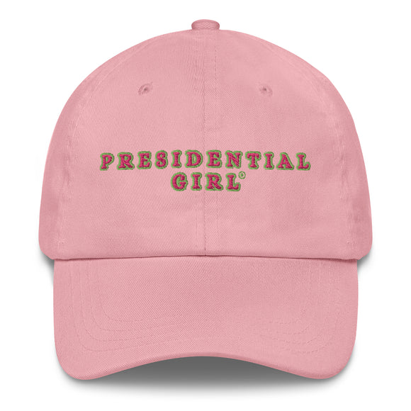 PRESIDENTIAL GIRL®- GREEN AND PINK CAP