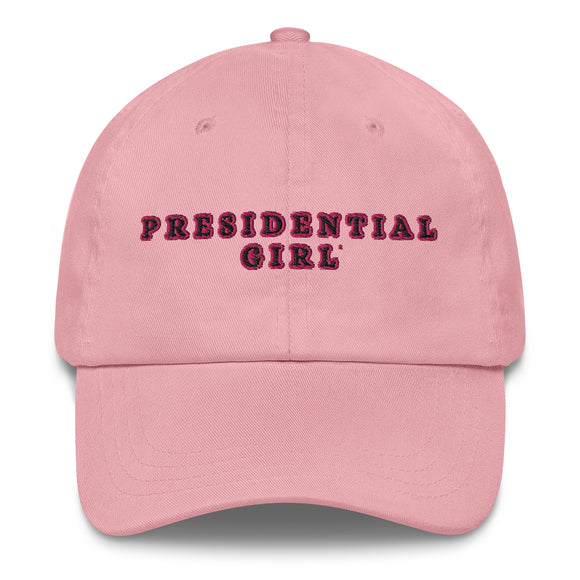 PRESIDENTIAL GIRL- PINK AND BLACK CAP