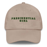 PRESIDENTIAL GIRL- GREEN AND BLACK CAP