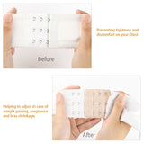 5Pcs Ladies Underwear Bra Extension Buckle Bra Extender 5 Hook White