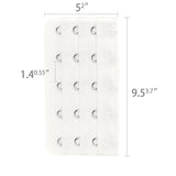 5Pcs Ladies Underwear Bra Extension Buckle Bra Extender 5 Hook White