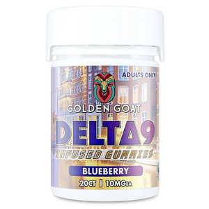 Delta 9 Infused Gummy Squares – Blueberry
