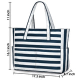 Beach Bags for Women, Beach Tote Bag Waterproof Sandproof Swim Pool Bag Large Capacity Beach Bag with Wet Pocket