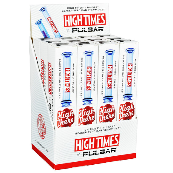 High Times® x Pulsar High There! Beaker Perc Dab Straw | 6.5
