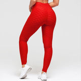 Leggings High Waist Yoga Pants Jacquard Fitness Tight Sport Pants - Presidential Brand (R)