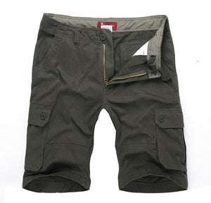 Mens Army Green Cargo Shorts - Presidential Brand (R)